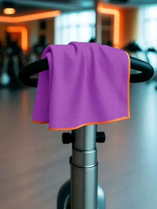 Body Form Полотенце спортивное мягкое из микрофибры для бассейна 130, фиолетовый, фото 2