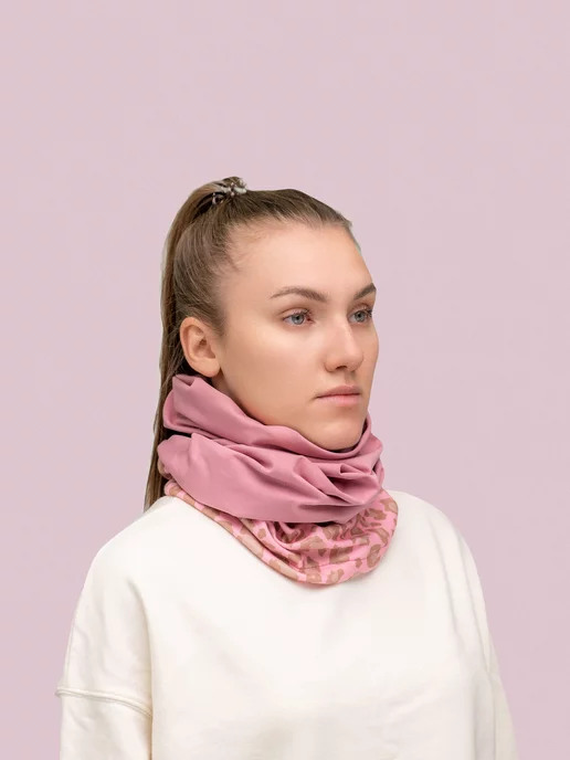 PONCHO_ID Бафф, розовый, фото 2