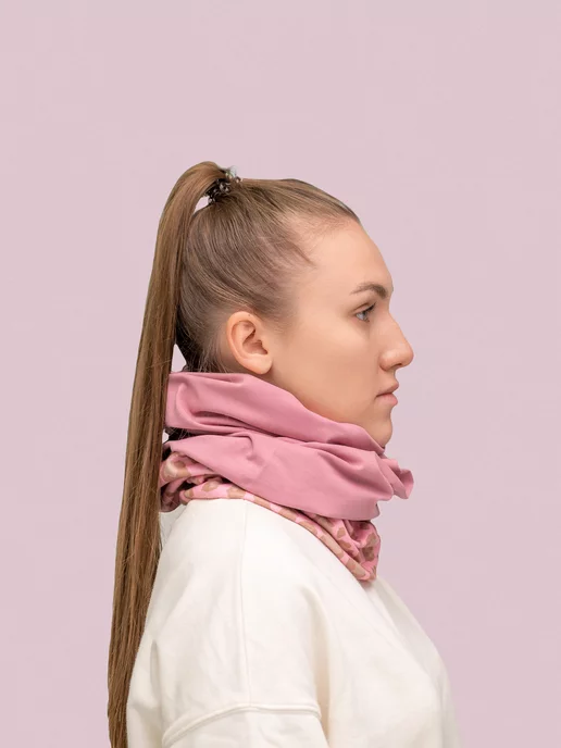 PONCHO_ID Бафф, розовый, фото 3