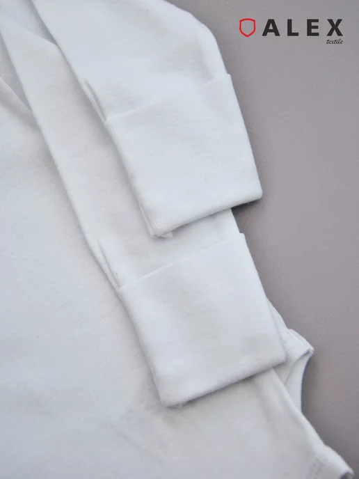AlexTextile Комплект боди для новорожденных длинный рукав 2 шт, 2 шт, фото 6