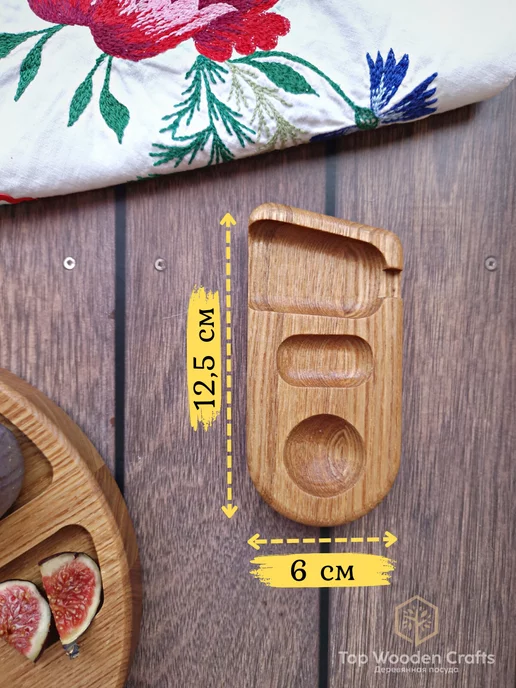Top wooden crafts Пасхальная подставка для яйца на завтрак, белый, фото 3