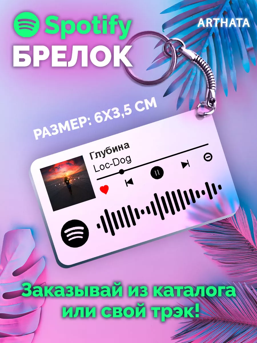 Спотифай Брелок Loc-Dog брелок для ключей Loc-Dog - глубина Arthata-spotify  постер Спотифай постер 180966867 купить за 264 ₽ в интернет-магазине  Wildberries