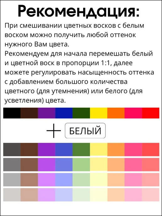 МосСвечи Воск для свечей формовых Черный модельный2 кг, 2 кг, фото 6