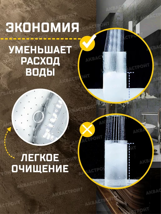 Thermofix Лейка для душа, серый, фото 4