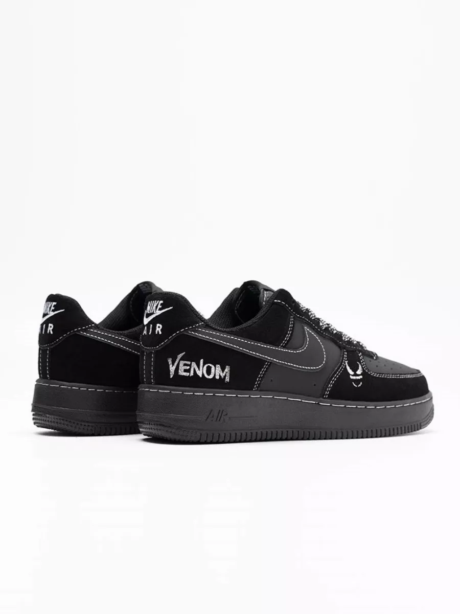 Nike air force ones black clearance suede