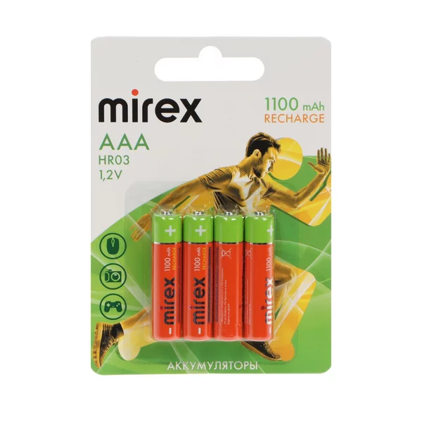 Аккумулятор AAA 1100 мАч 4 шт.