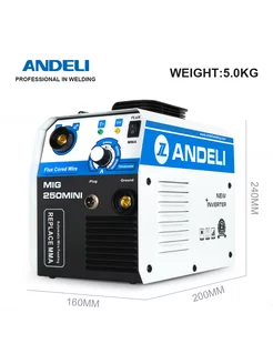 Сварочный аппарат MIG-250mini (ANDELI) ANDELI 181077871 купить за 6 108 ₽ в интернет-магазине Wildberries