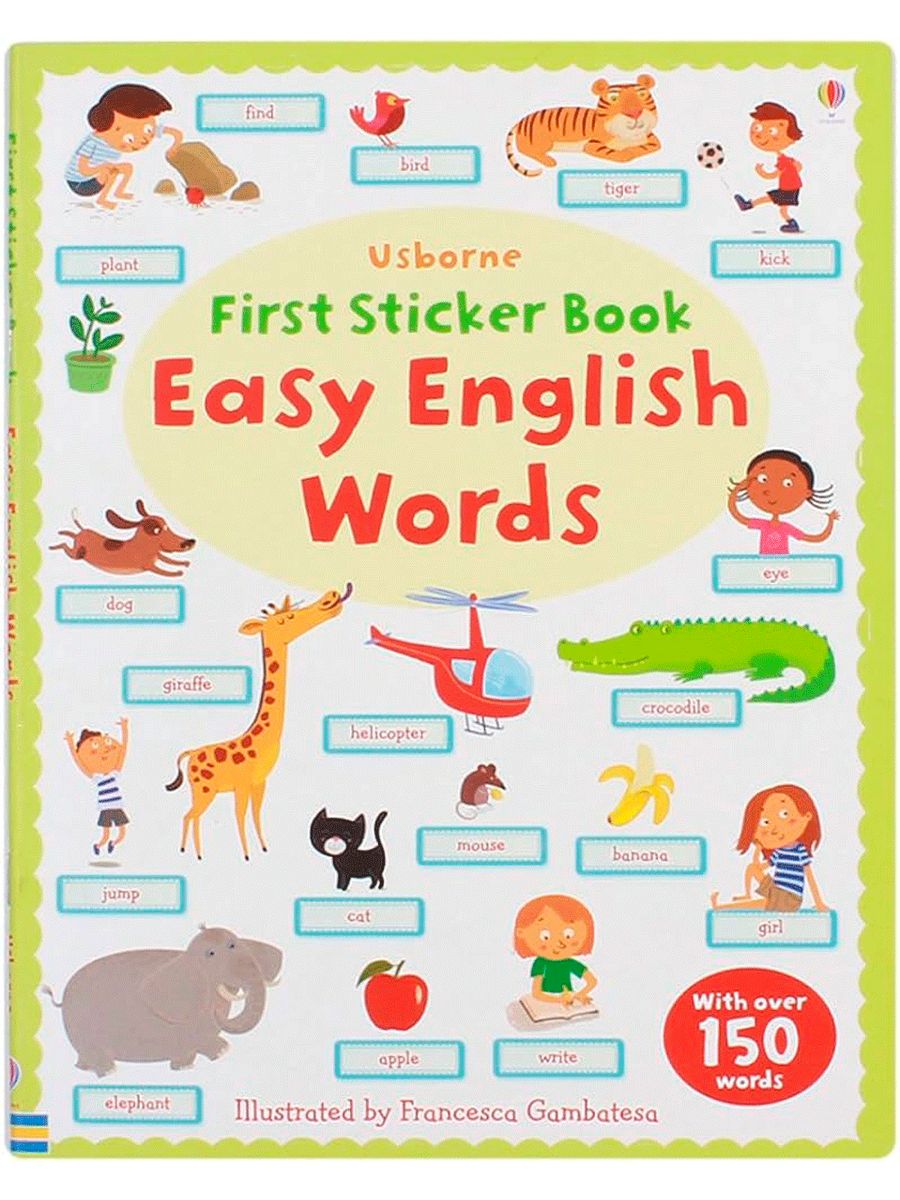 More english words with a. English Words. English for children книга. Детские книги на английском. Easy English Words.