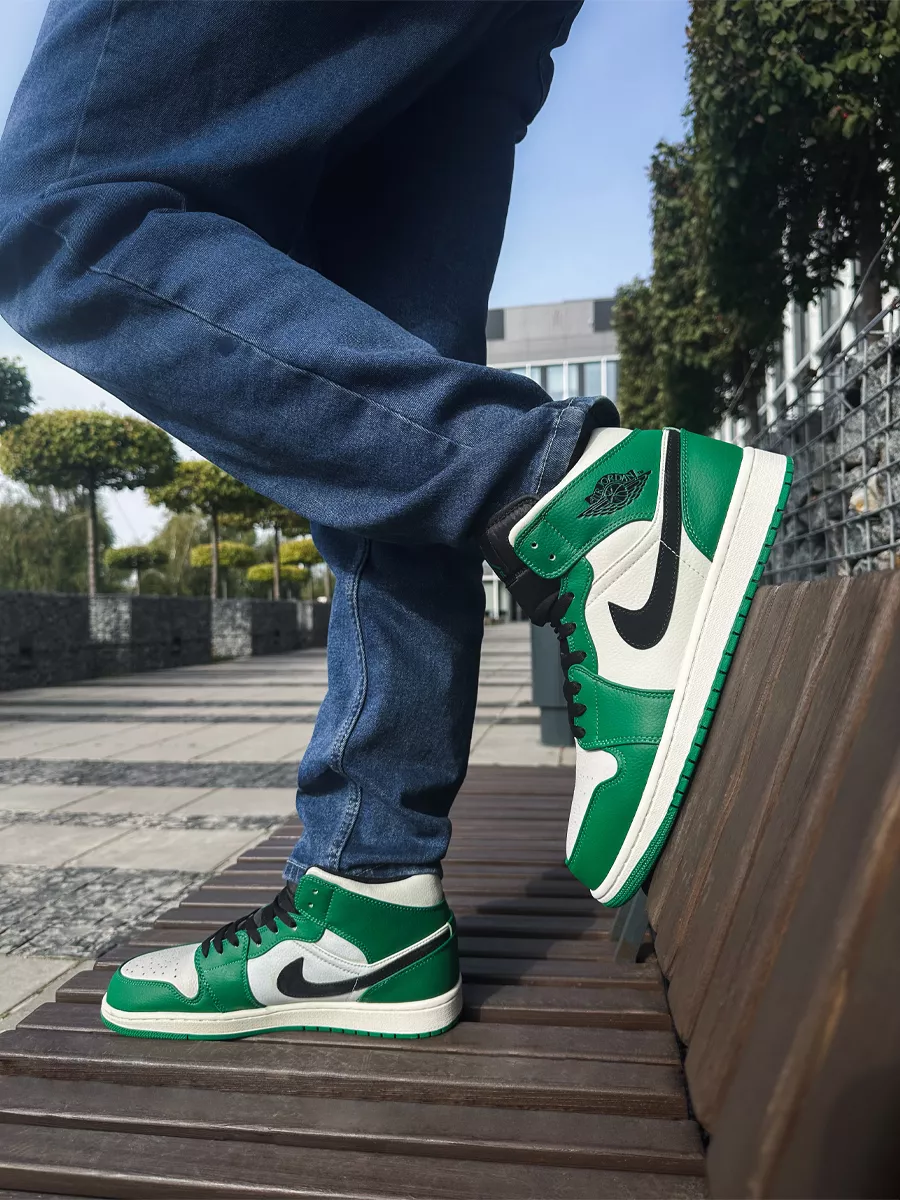 Nike air jordan 1 pine clearance green