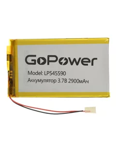 Аккумулятор Li-Pol LP545590 3.7V 2900mAh - 1 шт GoPower 181157015 купить за 693 ₽ в интернет-магазине Wildberries