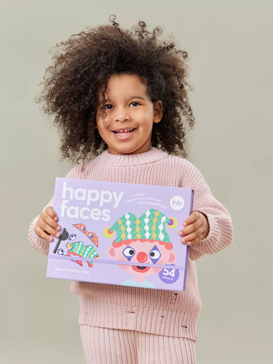 Настольная игра Happy Faces, магнитный конструктор лиц Happy Baby 181160951  купить за 1 289 ₽ в интернет-магазине Wildberries