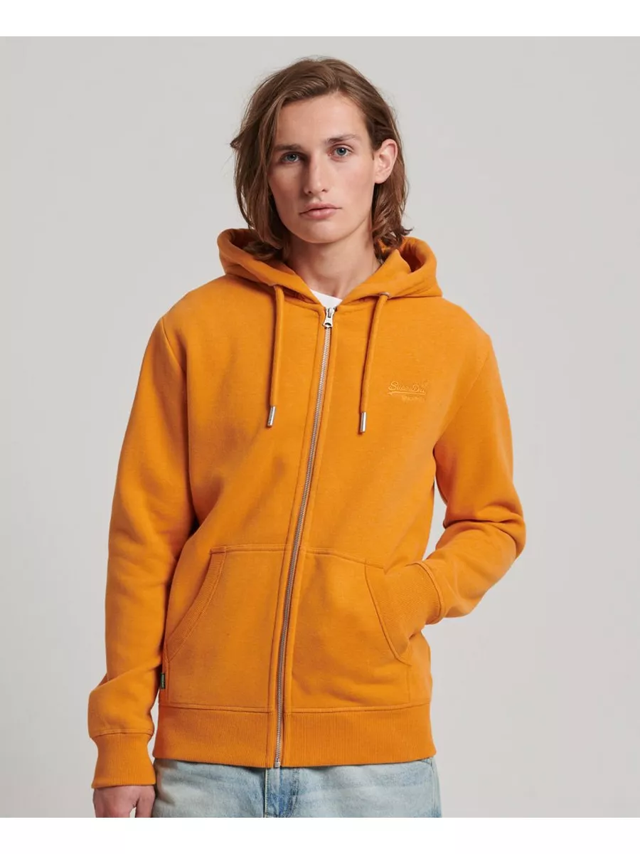 ESSENTIAL LOGO ZIP HOODIE 9OX Mustard Yellow Superdry 181163110 3 677 Wildberries