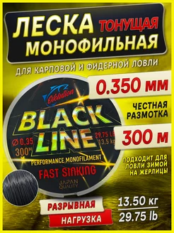 Леска для рыбалки монофильная 0,35 мм черная, тонущая EVOLUTION 181225211 купить за 418 ₽ в интернет-магазине Wildberries