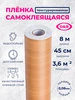 Самоклеящаяся Пленка ПВХ для мебели и кухни Бежевая 8м D&B 186809465 купить за 372 ₽ в интернет‑магазине Wildberries
