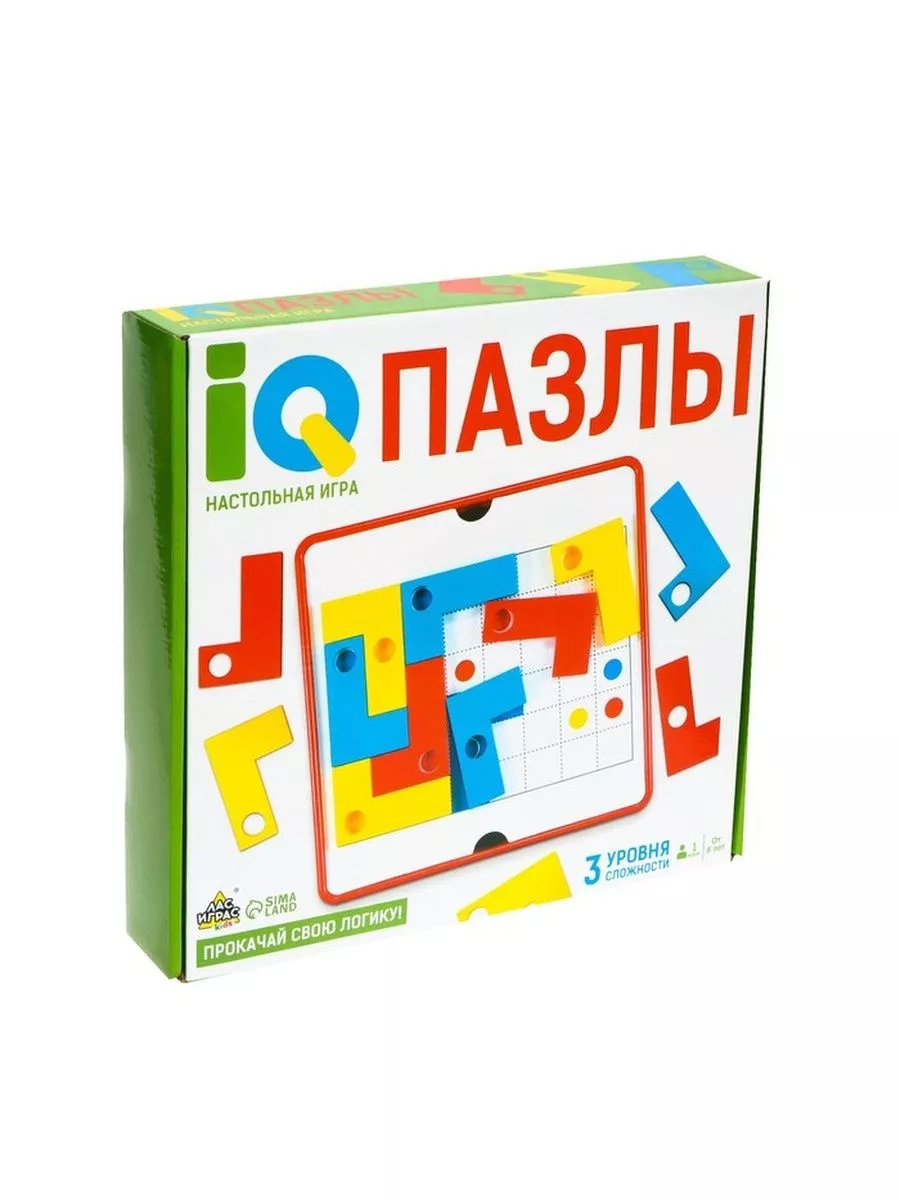 Настольная игра «IQ Пазлы» Лас Играс KIDS 181283461 купить за 906 ₽ в  интернет-магазине Wildberries