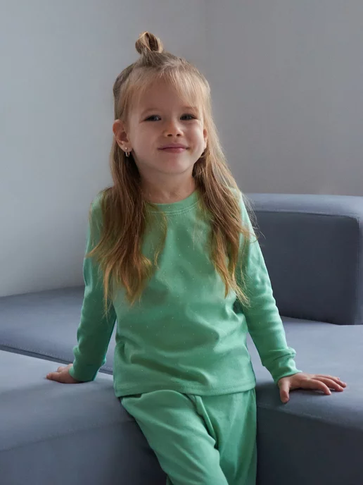 Mami-kids Пижама для новорожденных мальчиков и девочек, зеленый, фото 7