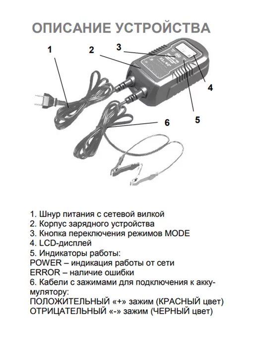 SOLARIS-СОЛЯРИС Зарядное устройство для аккумулятора автомобиля (CH81D011), вариант, фото 7