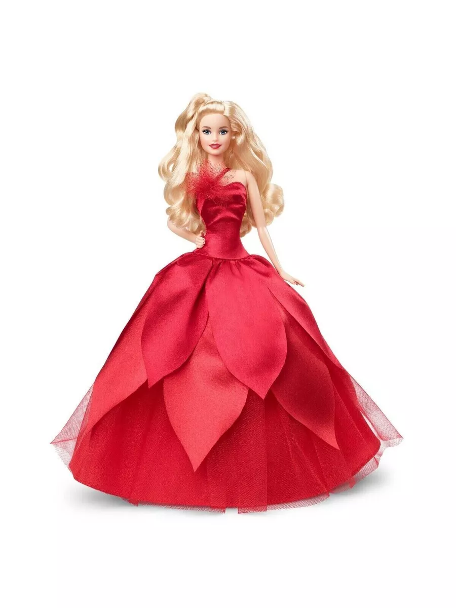 Праздничная кукла Барби Holiday Doll 2022 блондинка HBY03 Barbie 181338044  купить в интернет-магазине Wildberries