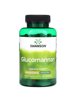 Глюкоманнан Glucomannan 665 мг 90 капсул Swanson 181338848 купить за 2 130 ₽ в интернет-магазине Wildberries