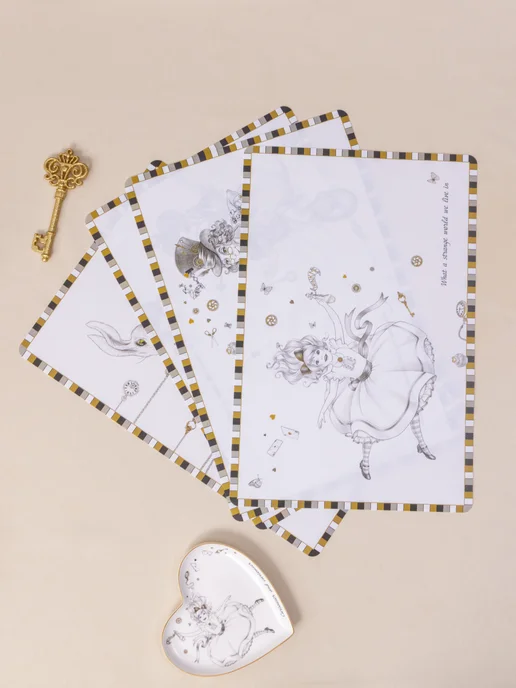 Lefard Салфетки на стол тканевые сервировочные 40x40 2 шт Снегири, 45x30 см, 4 шт, фото 2