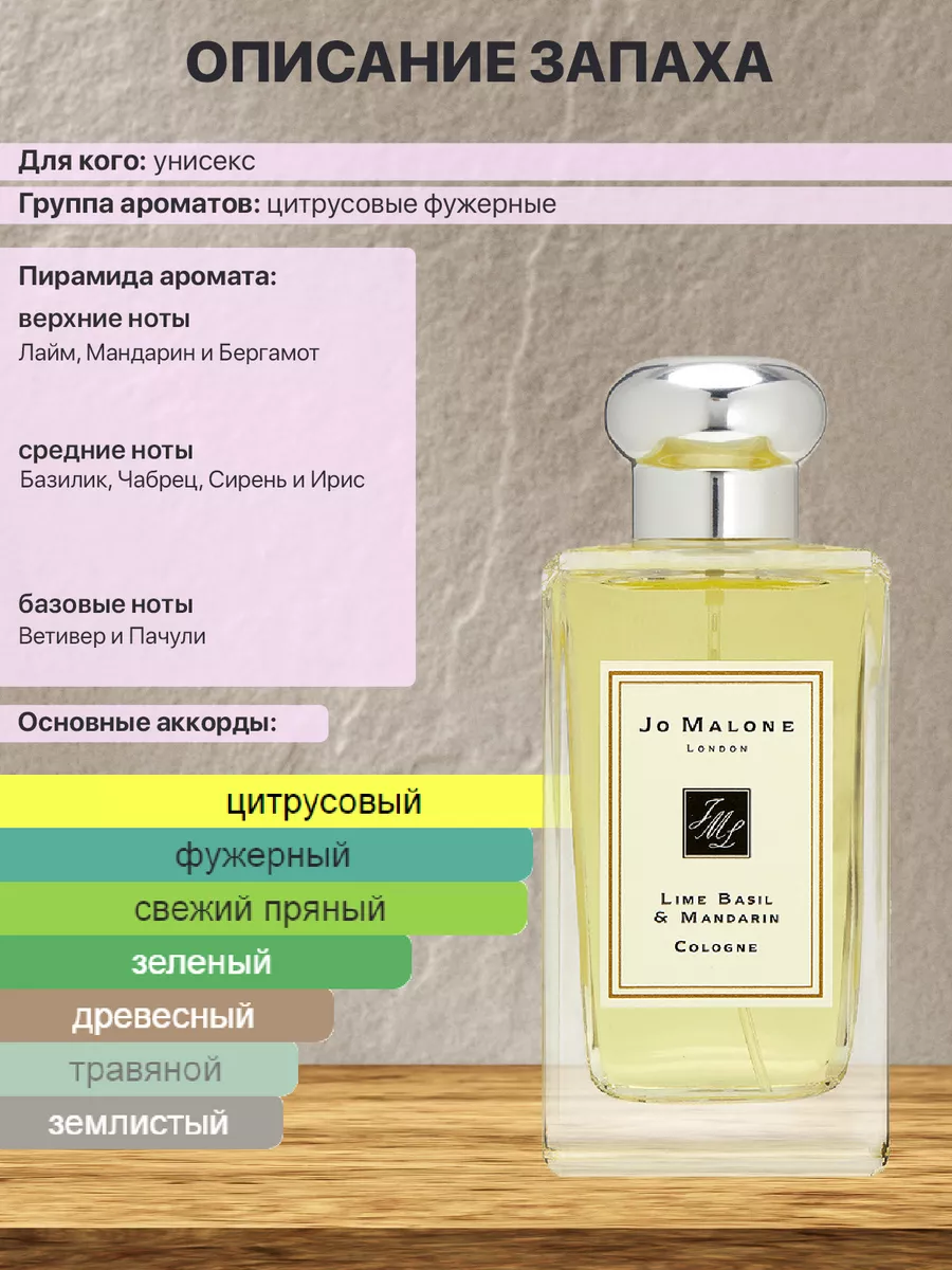 Автопарфюм Jo Malone Lime Basil Mandarin Galan&Market 181349372 купить за  250 ₽ в интернет-магазине Wildberries