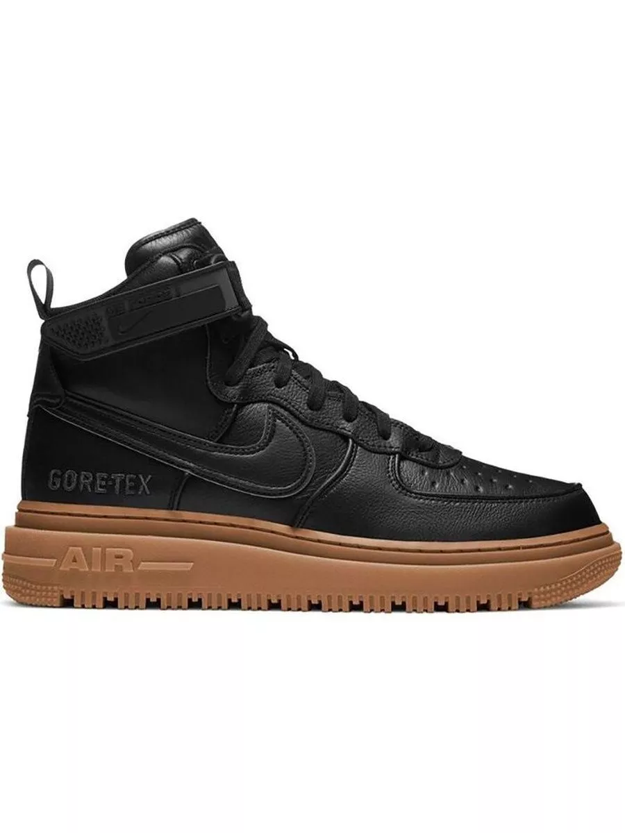 Nike air force cheap 1 black and gum