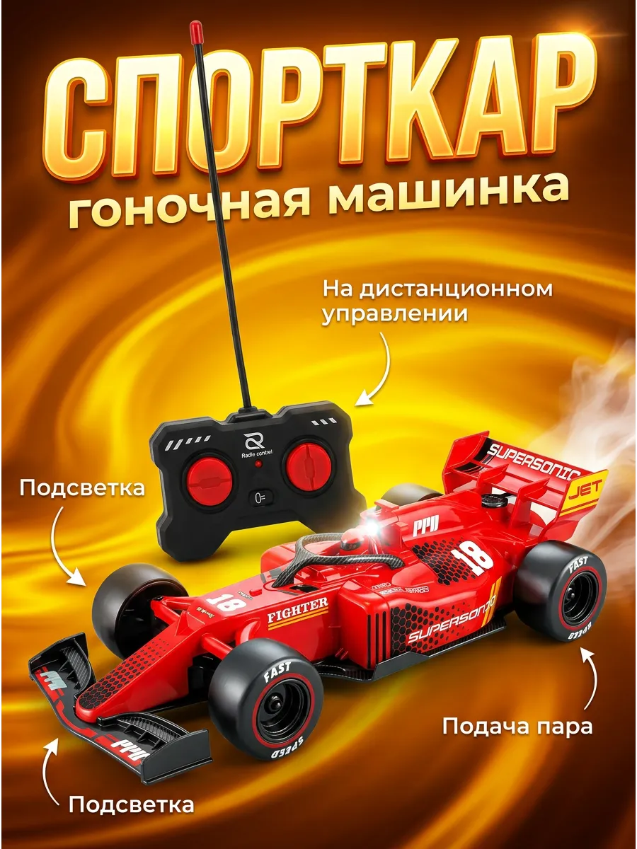 Машинка на пульте управления гоночная спорткар для мальчика