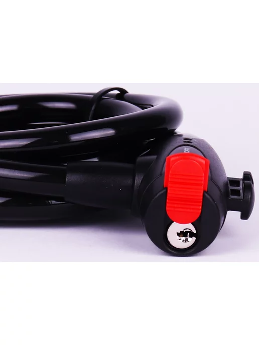 Vinca Sport замок велосипедный с защитой от влаги 12х1200 мм, черный, 12x1200 мм, фото 3