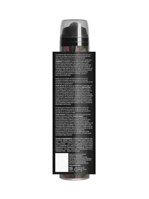 Matrix Лак для волос Vavoom Triple Freeze сильной фиксации, розовый, фото 7