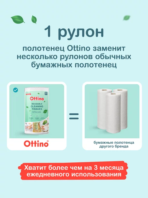 MARABU Салфетки для уборки в рулоне, белый, фото 3