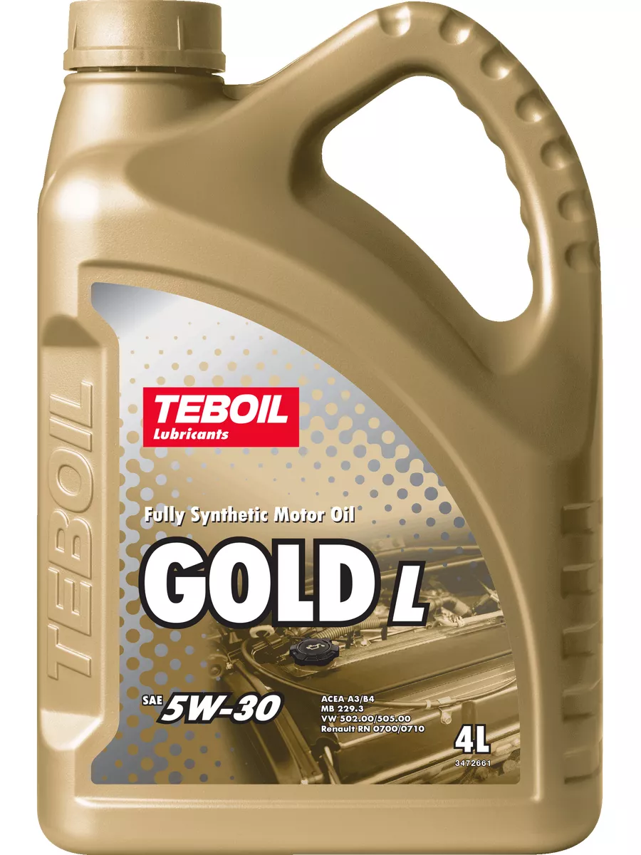 Моторное масло ТЕБОИЛ Gold L 5W-30 4 л Teboil 181400819 купить за 1 763 ₽ в  интернет-магазине Wildberries