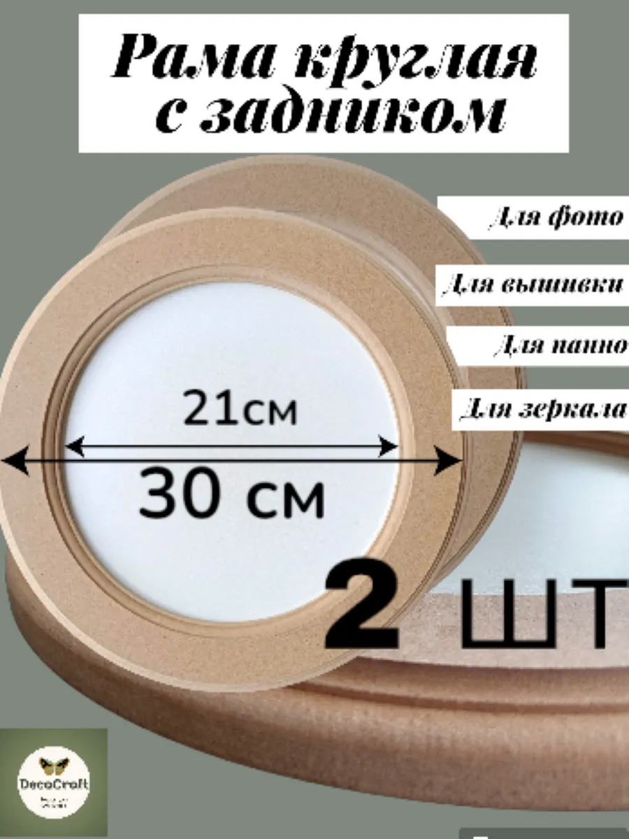 Рамка круглая 2 шт