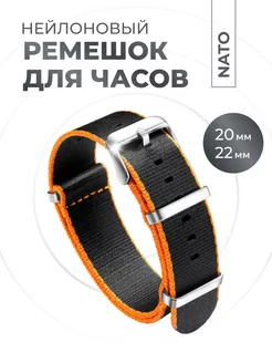 Ремешок нато нейлоновый для наручных часов 20 и 22 мм WATCH BAND FOR YOU 181420463 купить за 715 ₽ в интернет-магазине Wildberries