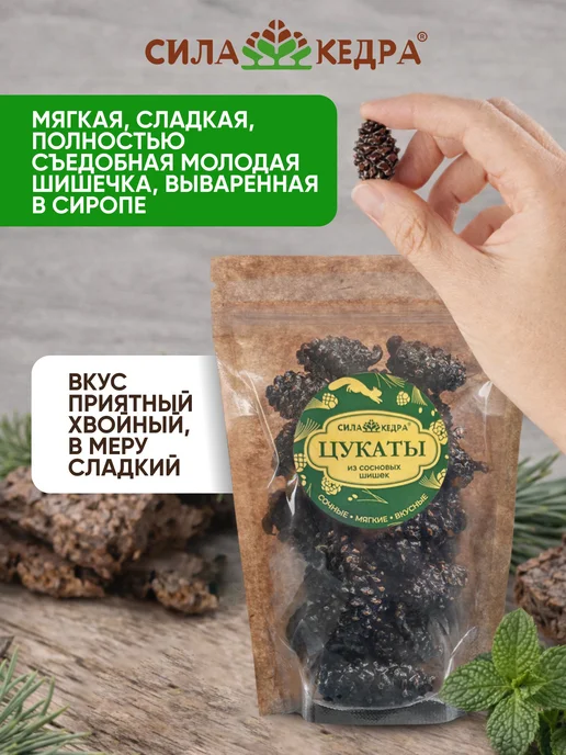 Сила кедра Цукаты из сосновых шишек, вариант, фото 2