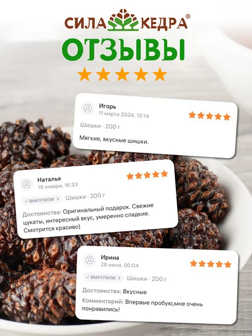 Сила кедра Цукаты из сосновых шишек, вариант, фото 6