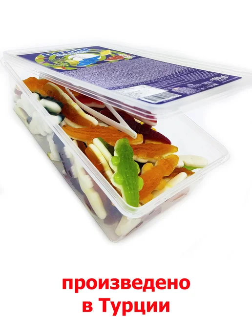Tayas Жевательный мармелад Крокодил большой 1кг, 1 кг, фото 4