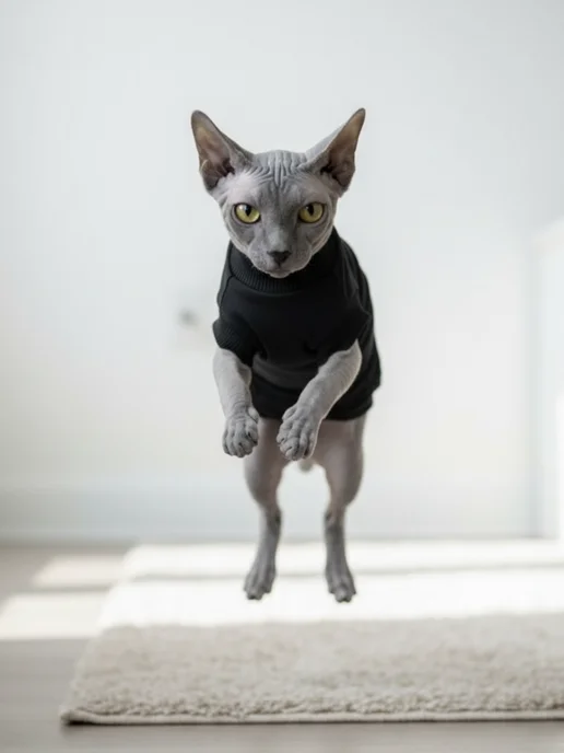 TimkyBone Одежда для кошек, черный, фото 2