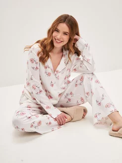 Пижама со штанами Time4family 181544816 купить за 4 488 ₽ в интернет-магазине Wildberries