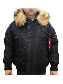 Парка аляска с мехом зима Alpha Industries 181551705 купить за 26 166 ₽ в интернет-магазине Wildberries