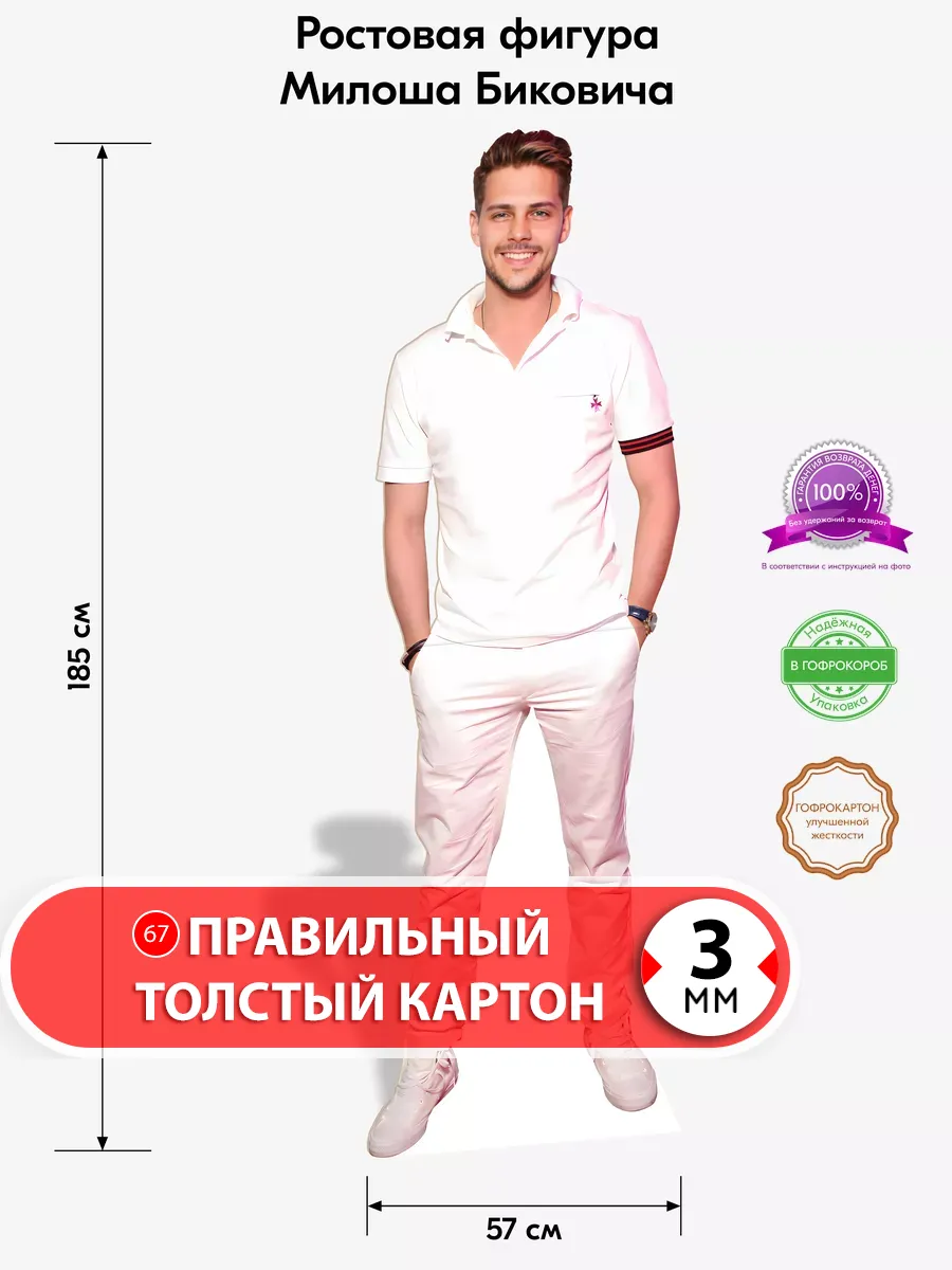 Милош Бикович ростовая фигура