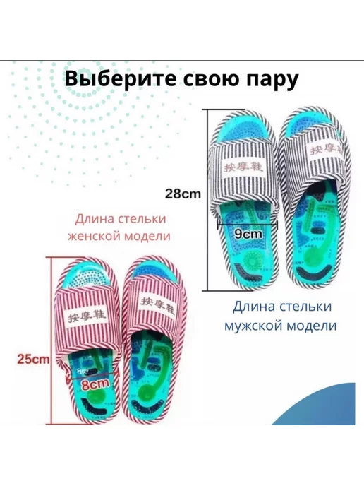 Теадот.тдк ортопедические массажные тапочки, серый