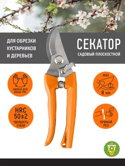 Секатор плоскостной длина 17 см GARDEN SHOW 181574050 купить за 338 ₽ в интернет-магазине Wildberries