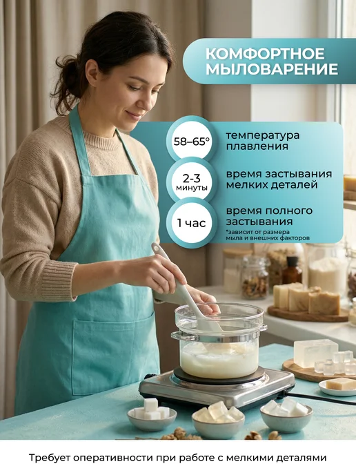 Дети Арт Основа для мыла прозрачная 5 кг, 5 кг, фото 2