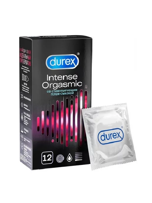Durex Презервативы Intense orgasmic 12 шт, 12 шт, фото 4