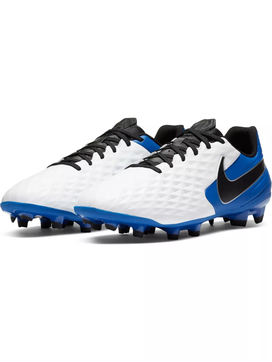 Nike Tiempo 8 Legend Academy FG MG White Blue Nike 181592428 Wildberries