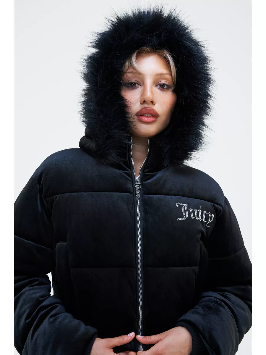 Велюровая куртка Juicy Couture 181595785 купить в интернет