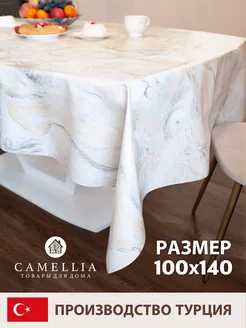 Скатерть клеенка 100х140 см на стол прямоугольная Camellia товары для дома 181615372 купить за 352 ₽ в интернет-магазине Wildberries