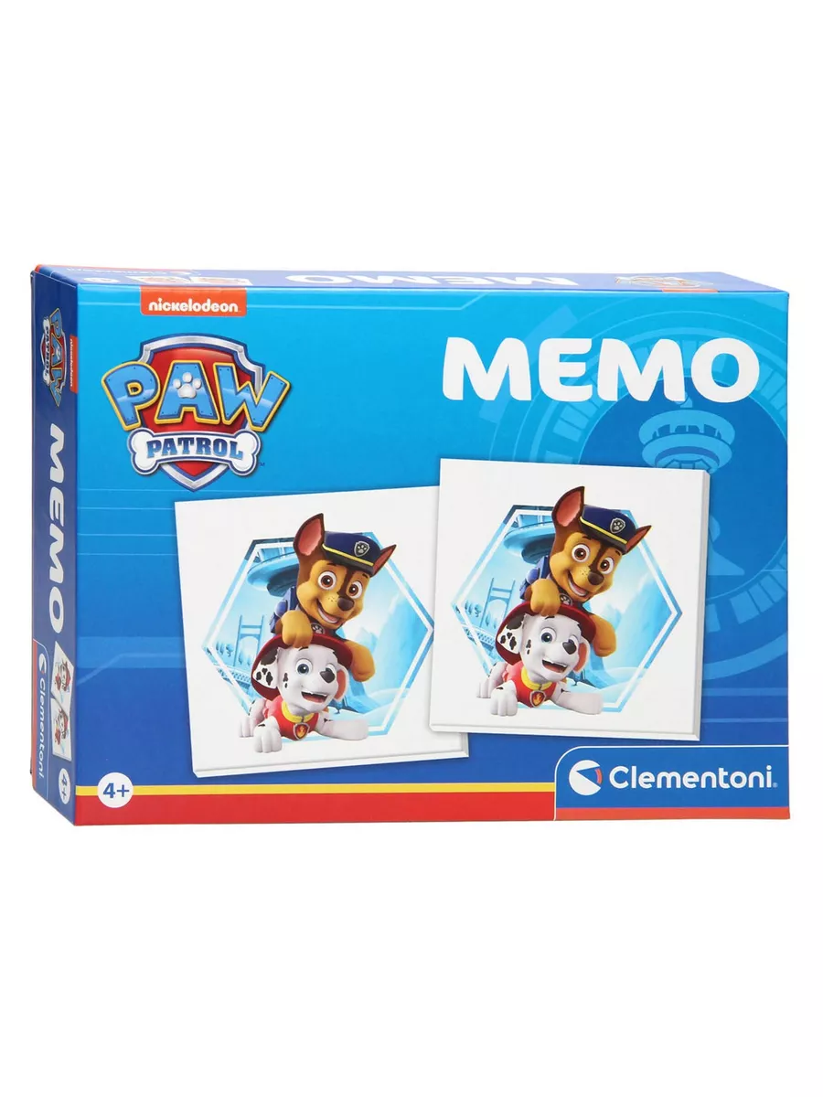 Настольная игра Мемо PAW Patrol (Щенячий Патруль) Clementoni 181623835  купить за 464 ₽ в интернет-магазине Wildberries