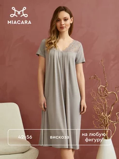 Ночная сорочка с кружевом Mia Cara 181634916 купить за 1 434 ₽ в интернет-магазине Wildberries