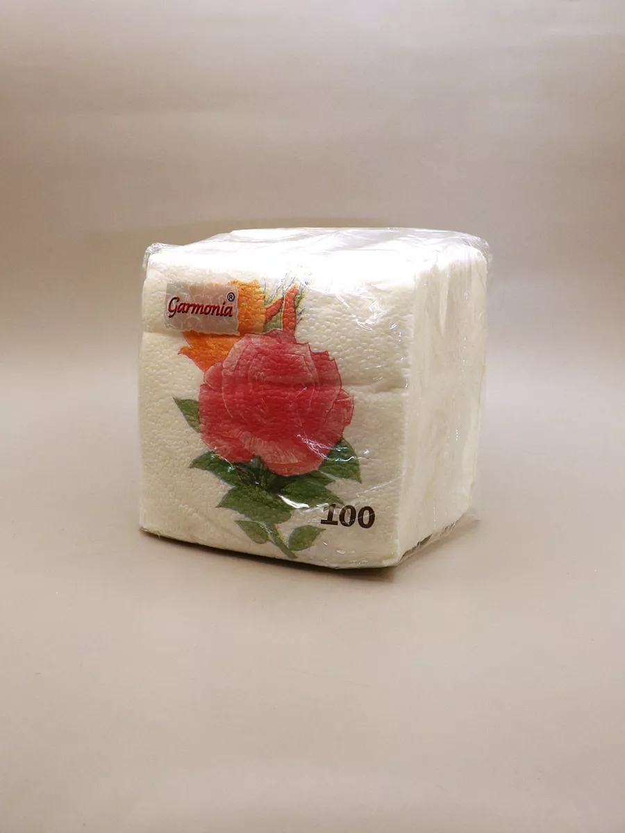 Салфетки бумажные для декупажа «Розовые розы»